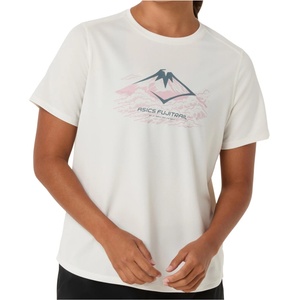 Asics Дамска тениска Asics Women's Fujitrail Logo S/S Top Running shirt - Cream - размер XS (916-5448-0211)
