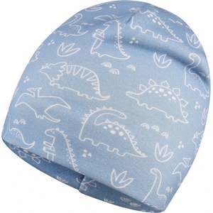 Sterntaler Детска зимна шапка (beanie) Sterntaler Kids' Beanie Dinosaur Beanie - Samtblau - размер 47 cm (904-5009-0113)