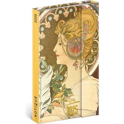 Presco Group Alfons Mucha A5 Týdenní 2025