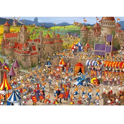 Heye - Puzzle François Ruyer - Bunny Battles - 1 000 piese
