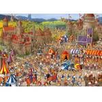 Heye - Puzzle François Ruyer - Bunny Battles - 1 000 piese