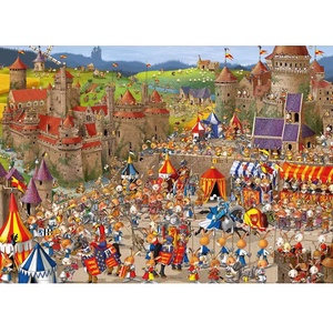 Heye - Puzzle François Ruyer - Bunny Battles - 1 000 piese