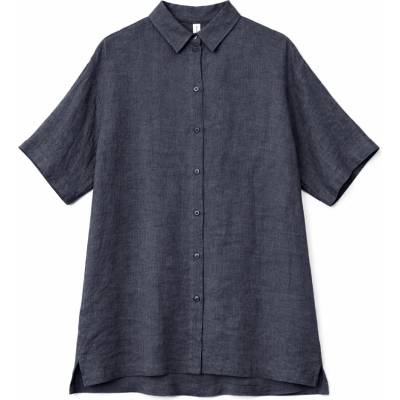 Mazine Дамска рокля Mazine Women's Linen Shirt Dress - Ink Blue (134-1909-0213)