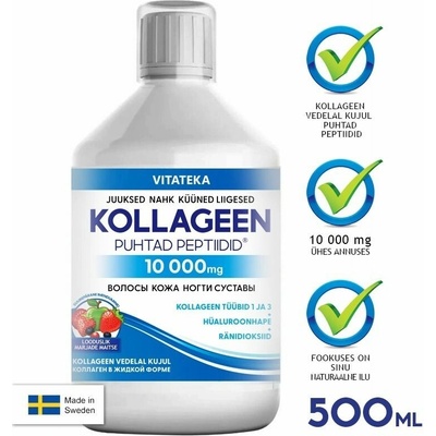 Vitateka Hovädzí kolagén 10000 mg 500 ml