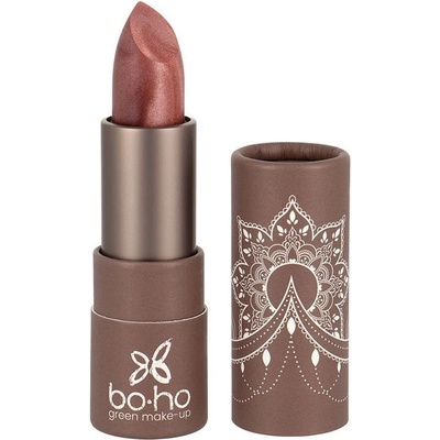 Bo.ho Green Bio rtěnka lesklá perleťová 404 Rose Anglais 3,5 g