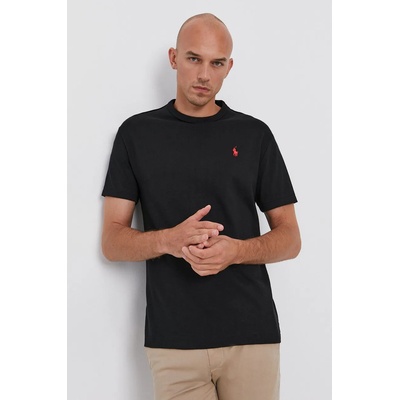 Ralph Lauren Тениска Polo Ralph Lauren мъжка в черно с изчистен дизайн 710811284001 (710811284001)