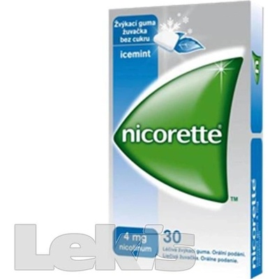 Nicorette Icemint Gum 4 mg gum.med.30 x 4 mg