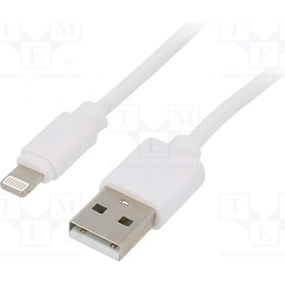 Gembird CC-USB2-AMLM-W-1M USB-A - Lightning, 1m, bílý