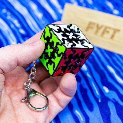 QiYi MoFangGe Gear cube prívesok/kľúčenka (QiYi)
