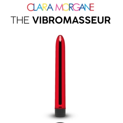 Clara Morgane Класически вибратор The Vibromasseur червен