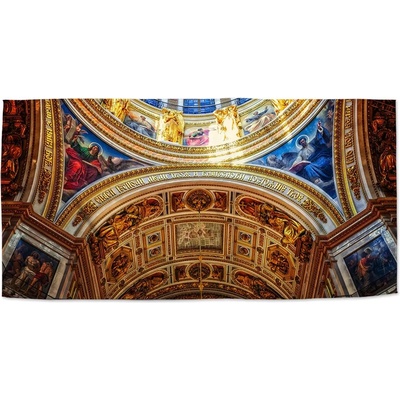 Sablio Ručník s potiskem Chrám 2 50 x 100 cm