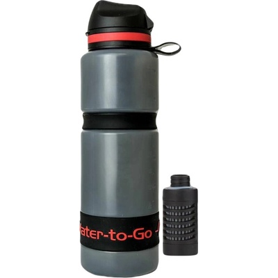 Water-To-Go Eco Active 0,75 l šedá / červená