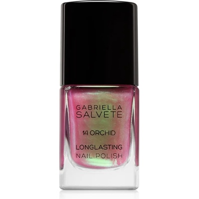 Gabriella Salvete Longlasting Enamel лак за нокти с холографичен ефект цвят 14 Orchid 11ml
