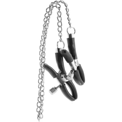 Скоби за зърна с верига - Alligator Nipple Clamps (PIPE217700)