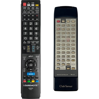 GENERAL Sansui rs-j2 - дистанционно управление дубликат (rs-j2)