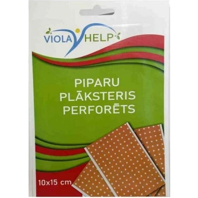 HealthNA ViolaHerb Kapsaicinová hřejivá náplast s paprikovým extraktem 10 x 15 cm