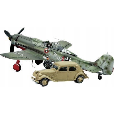 Tamiya Focke-Wulf FW 190D-9 JV44 & Staff Car 11CV 1:48