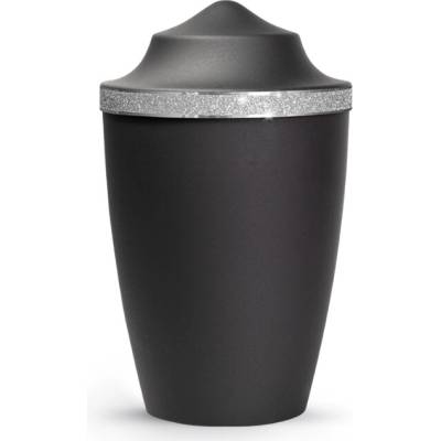 Zvieracia urna Glamour - Čierna 0,5l