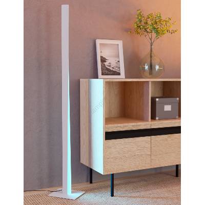 EGLO 901835-LED RGBW Димируема подова лампа BOLOGNANO-Z LED/10, 5W/230V+LED/15, 2W сива (EG901835)