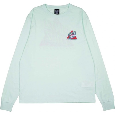 SANTA CRUZ tričko Not A Dot L/S T-Shirt Pastel Jade