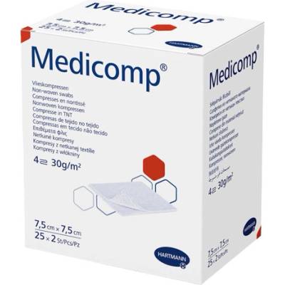 Medicomp Kompres sterilní 10 x 10 cm/25 x 2 ks
