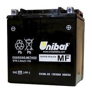 Unibat AGM 12V 30Ah right+ CIX30L-BS