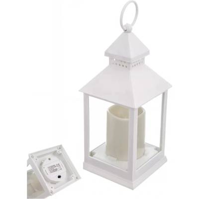 Lucerna UH LED bílá 11x11x23 cm