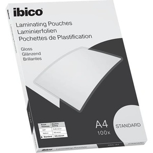 Ibico Фолио за термоламиниране, 125 микрона, A4, гланц, IBICO "Standard" 627310 (E627310)