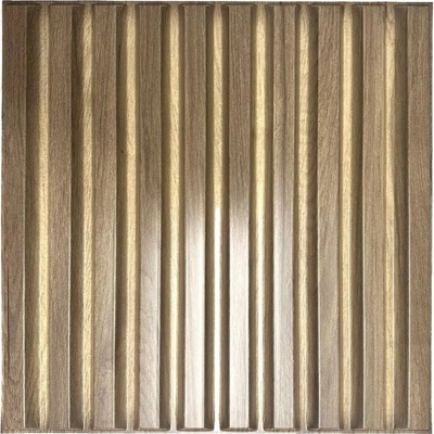 Impol Trade 3D PVC SLATS D167 drevo hnedé 500 x 500 mm 1ks