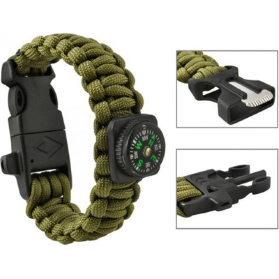 SKITT Paracord 5v1 zelená