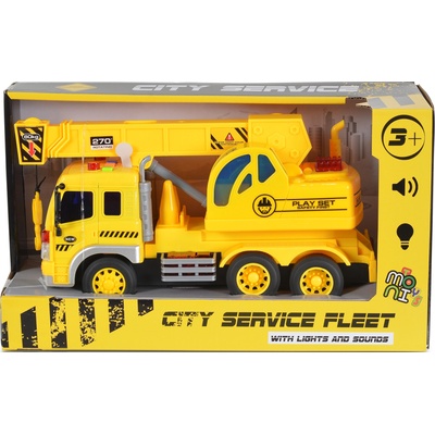 Moni Детска играчка Moni Toys - Камион с кабина и кран, 1: 16 (110387)