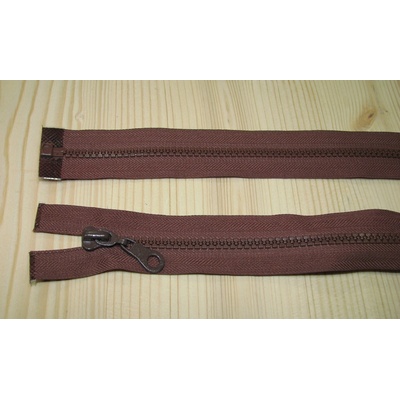 Zips kostenný hnedá 5mm deliteľný 70cm