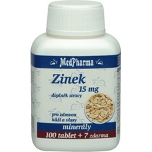 MedPharma Zinek 15 mg 107 tablet