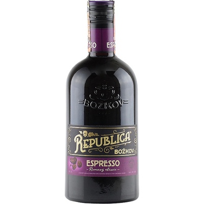 Božkov Republica Espresso 33% 0,7 l (čistá fľaša)