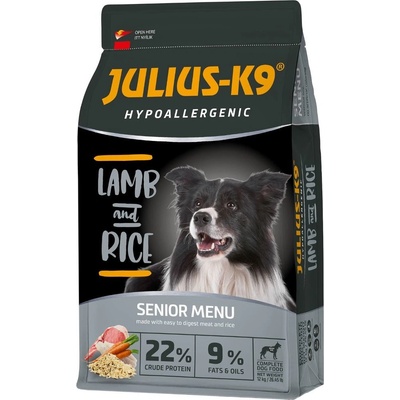 Julius K9 SENIOR/LIGHT Hypoallergenic JAHŇA A RYŽA 12 kg