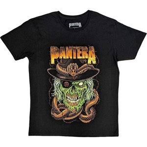 Pantera Snake & Skull Тениска с къс ръкав Black M (PANTS38MB02)