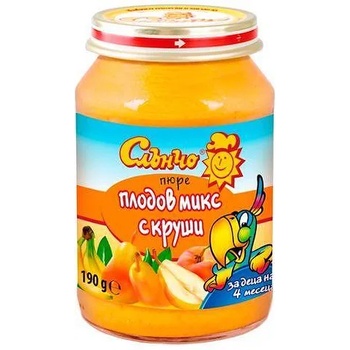Image 1 of Слънчо пюре плодов микс с круши - 190 г