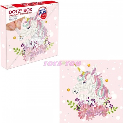 DOTZIES Diamantové malování Zasněný jednorožec