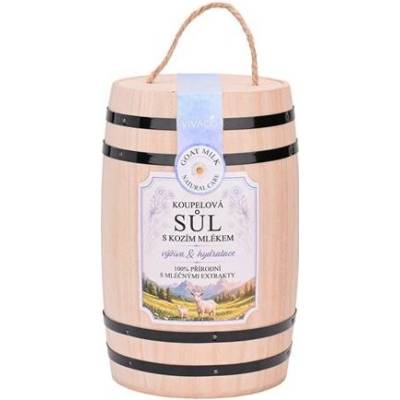 Vivaco Wellness soudek sůl do koupele s kozím mlékem 1 kg