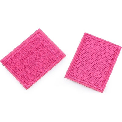 Prima-obchod Nažehlovací záplaty pro opravy dírek i zdobení 3x4 cm, barva 15 pink