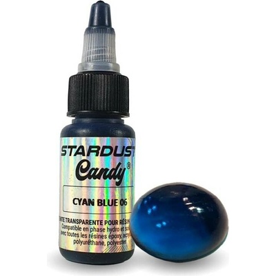 Stardust Candy barvivo do epoxy pryskyřice cyan blue 17 ml