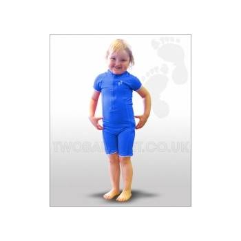 Dětská UV kombinéza TBF s krátkým rukávem modrá