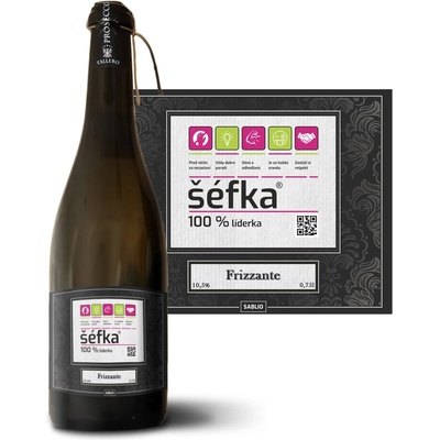 Sablio Šéfka Prosecco biele suché šumivé víno 10,5 % 0,75 l (holá fľaša)