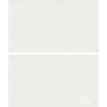 vidaXL Дъски за рязане 2 бр шарка прозрачни балончета закалено стъкло (322289)