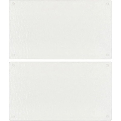 vidaXL Дъски за рязане 2 бр шарка прозрачни балончета закалено стъкло (322289)