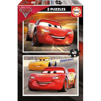 Image 1 of Educa - Puzzle 2x48 Cars - 40 - 99 piese