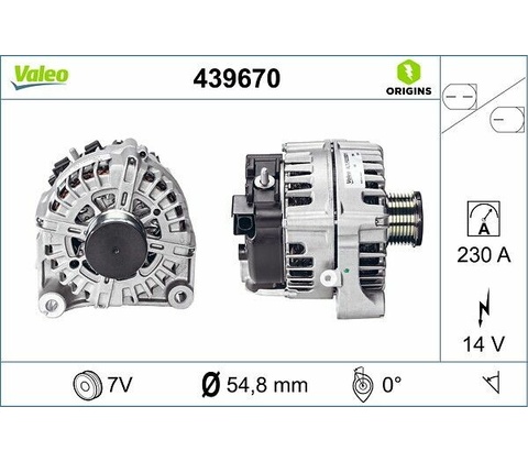 Alternátor VALEO 439670