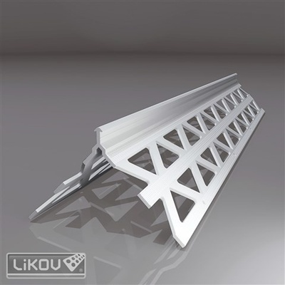 LIKOV Lišta rohová P-H PVC pro omítku tl. 6mm délka 2,5m