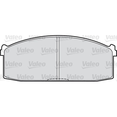 Sada brzdových platničiek kotúčovej brzdy VALEO 598379