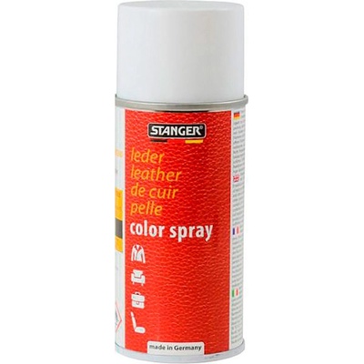 Stanger farebný sprej na kožu a koženku 150 ml červený